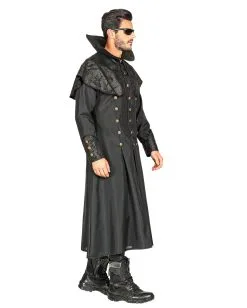 Totengräber Kostüm Mantel Mit Kragen Für Herren -Halloween Make up Verkäufe totengraeber kostem grave keeper costuem halloween maennerkostuem 38121 03