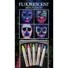 UV Neon Schminkstifte 5 St. -Halloween Make up Verkäufe uv neon schminkstifte 5 st halloween und faschingsschminke uv schminkstifte blacklight uv make up crayons 53619