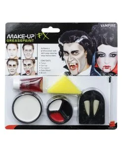 Blutsauger Make-up Set 7 Blutsauger Make-up Set -Halloween Make up Verkäufe vampir make up set halloween schminkset mit anleitung vampire makeup 20918 2 1
