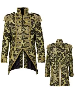 Venezianischer Damenfrack Gold-schwarz -Halloween Make up Verkäufe venezianischer damenfrack gold schwarz kostuemuniform fuer frauen bild4 27471