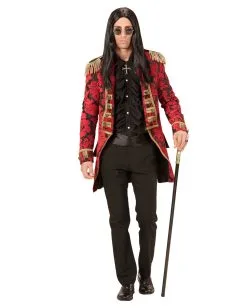 Venezianischer Frack Mit Goldborte -Halloween Make up Verkäufe venezianischer piratenfrack jaquard frack herrenkostuem bild3 27151