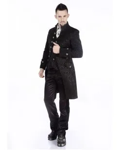 Viktorianischer Gothic Aristokrat Herren Mantel -Halloween Make up Verkäufe viktorianischer gothic aristokrat herren mantel schwarz victorian gothic aristocrat mens coat black 39107 2