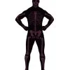 Skelett Ganzkörperanzug -Halloween Make up Verkäufe violetter skelett zentai skeleton skinsuit skelett ganzkoerperanzug 23094