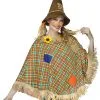 Vogelscheuche Kostüm-Poncho 1 Vogelscheuche Kostüm-Poncho -Halloween Make up Verkäufe vogelscheuche kostuem poncho kostuem ueberwurf fuer fasching scarecrow poncho 31101