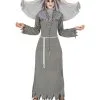 Zombie Klosterschwester Kostüm -Halloween Make up Verkäufe zombie klosterschwester exorzisten schwester geister nonne kostuem 24759